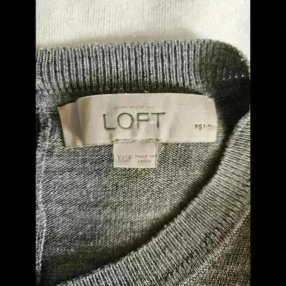 Stylish Gray Knitted Long Sleeve Top - Picture 3 of 3